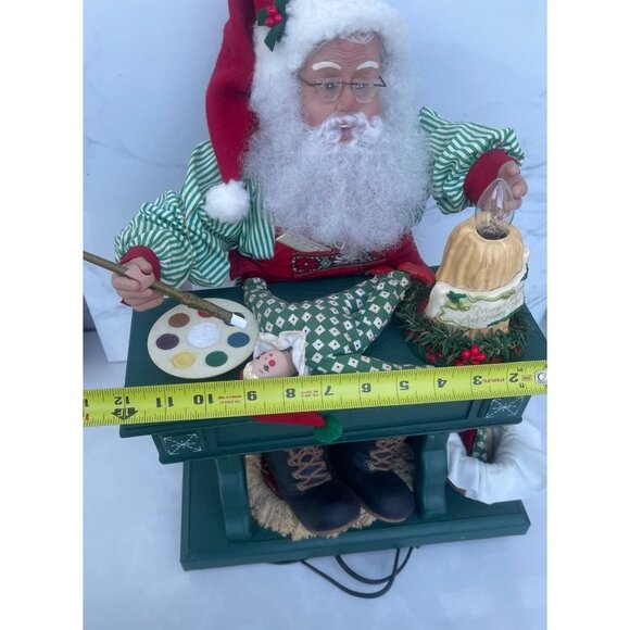 VTG Santa Workshop Holiday Creations Christmas Musical Lighted Santa Claus 16" - Picture 12 of 16